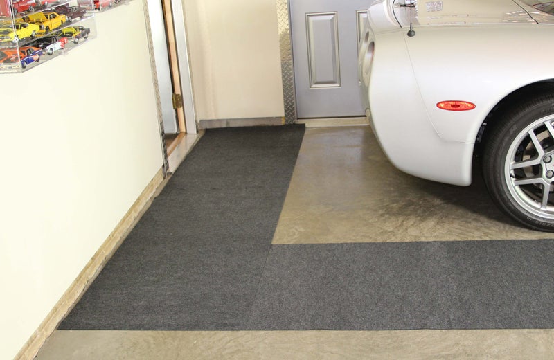 Armor All Garage Floor Runner Mat, (216" x 30"), Protects Surfaces, Transforms Garage, Absorbent, Waterproof, Durable, Trimmable (USA Made) (Charcoal) - Image 2